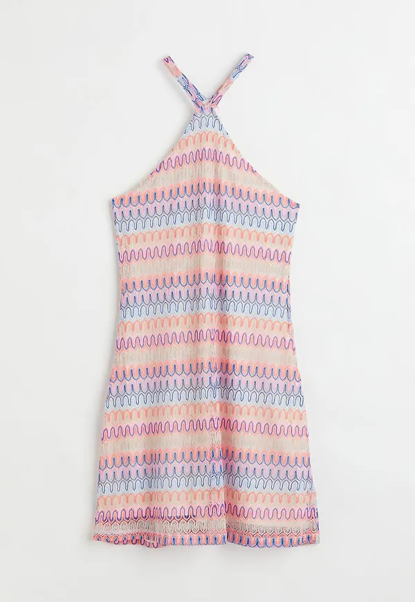 H & M - Halterneck-klänning - Rosa