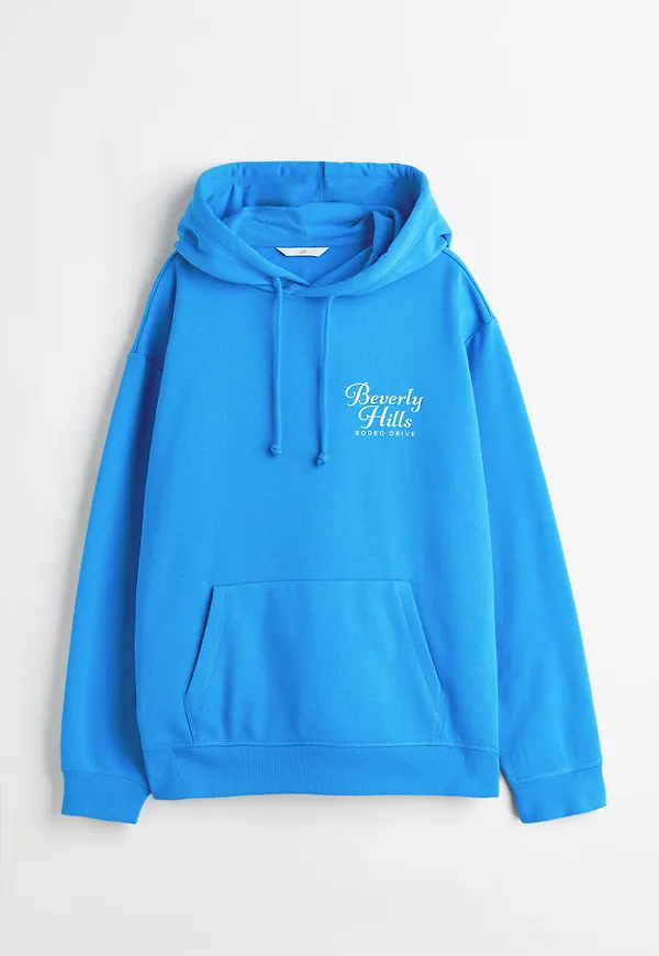 H & M - Huvtröja - Blå
