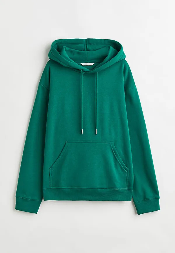 H & M - Huvtröja - Grön