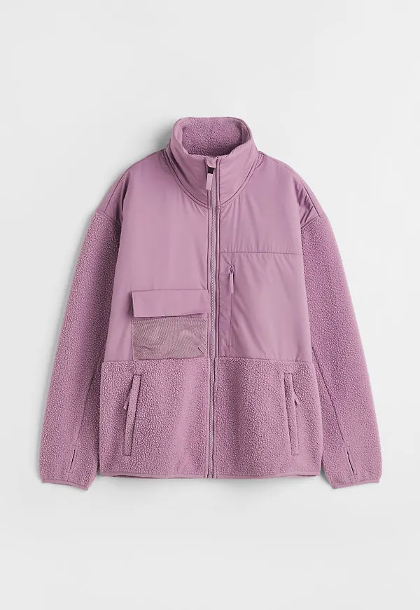 H & M - Jacka i pile - Lila