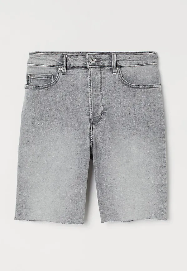 H & M - Jeansshorts - Grå