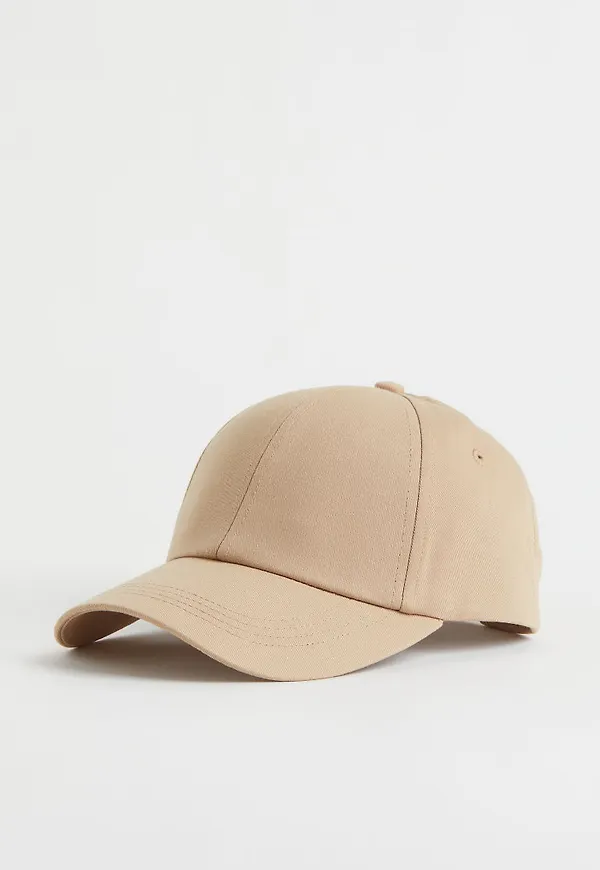 H & M - Keps i bomull - Beige