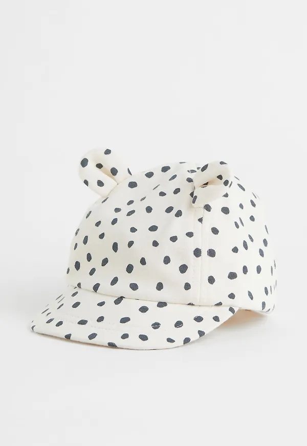 H & M - Keps i bomull - Vit