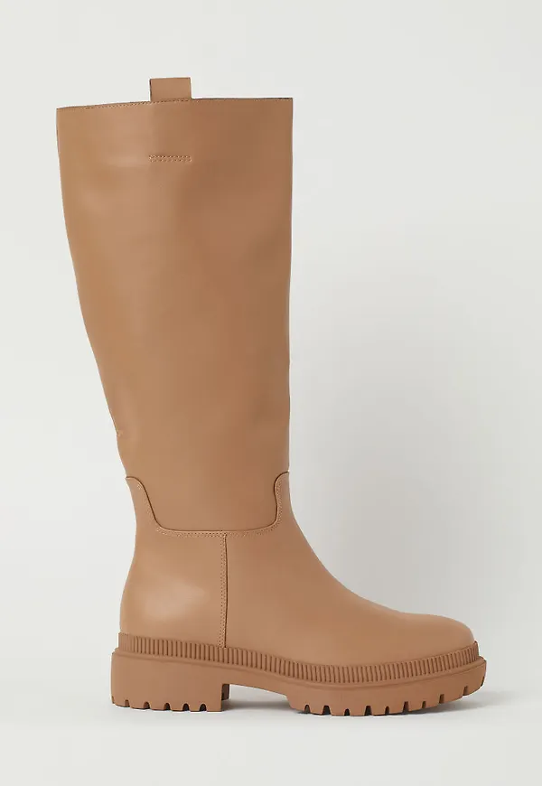 H & M - Knee-high boots - Beige