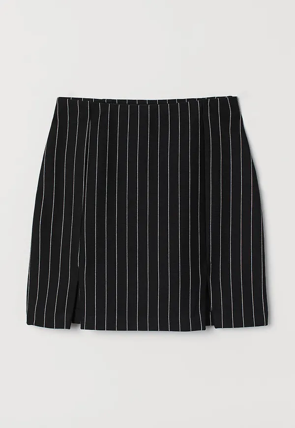 H & M - Kort kjol - Svart