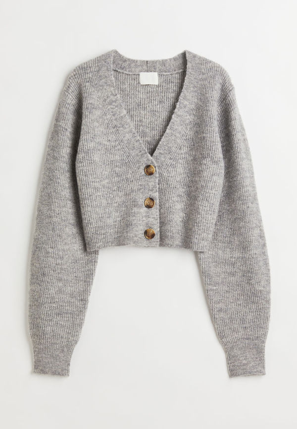 H & M - Kort kofta - Grå