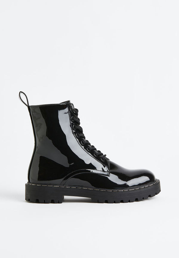 H & M - Kängor - Svart