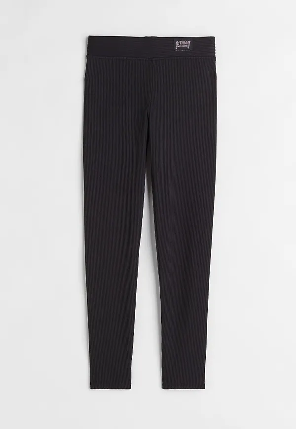 H & M - Leggings - Svart