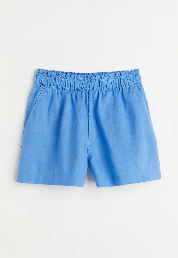 H & M - Linneshorts - Blå