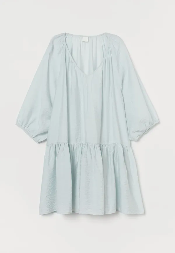 H & M - Luftig klänning - Turkos