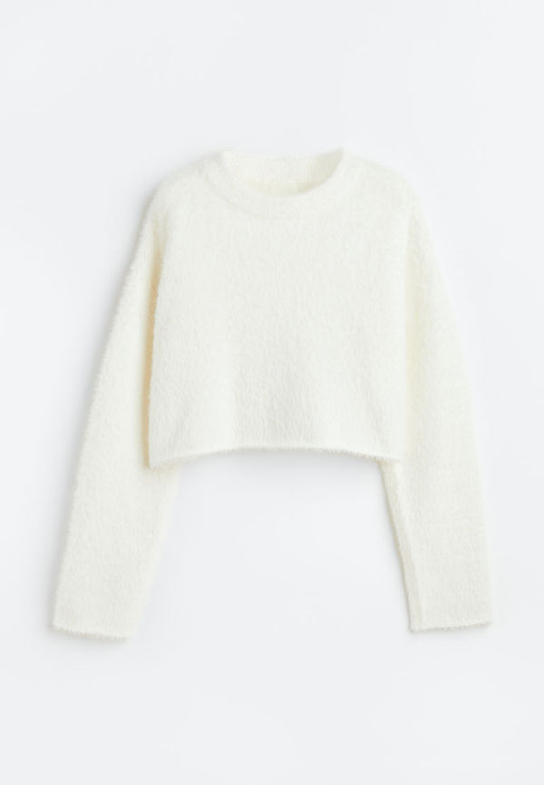 H & M - Lurvig tröja - Vit