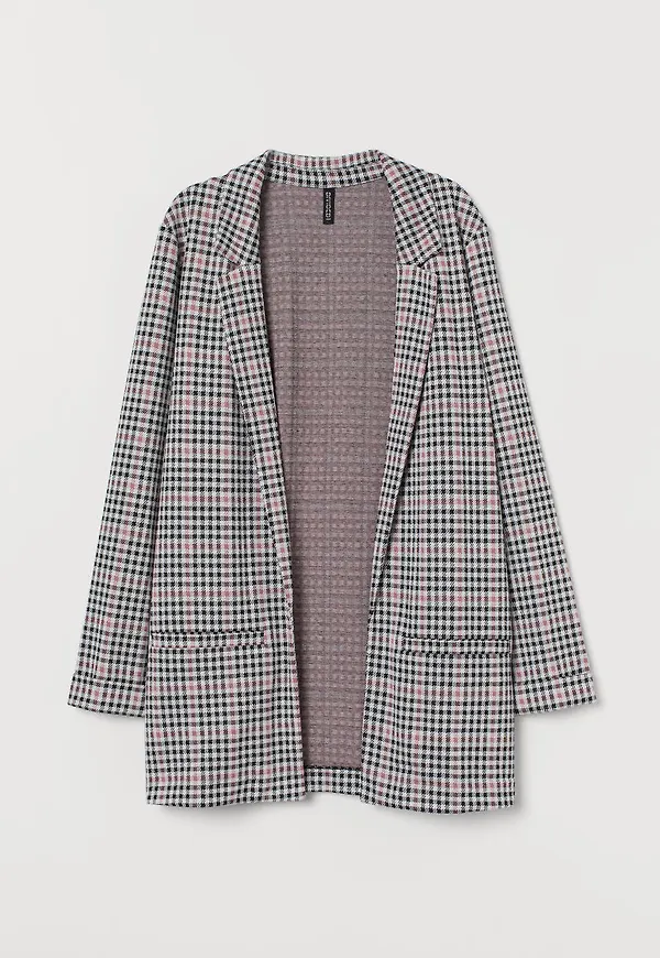H & M - Lång kavaj - Rosa