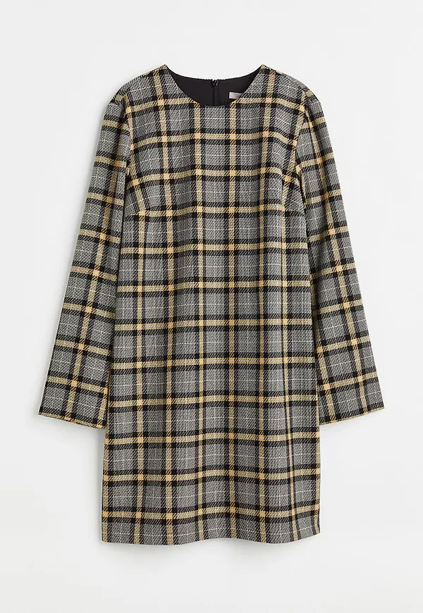 H & M - Långärmad klänning - Svart