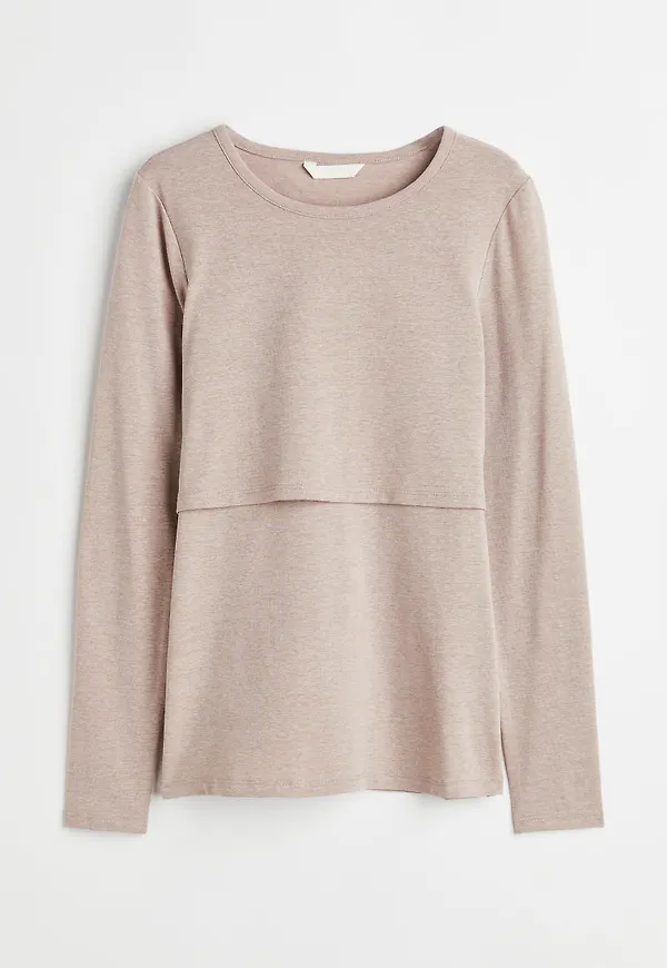 H & M - MAMA Amningstopp - Beige