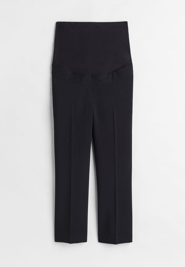 H & M - MAMA Ankellånga slacks - Svart