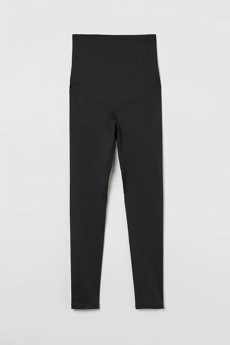 H & M - MAMA Before & After träningstights - Svart