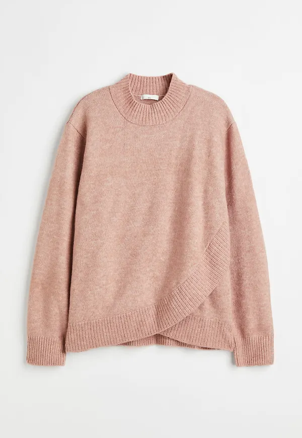 H & M - MAMA Before & After turtleneck jumper - Rosa
