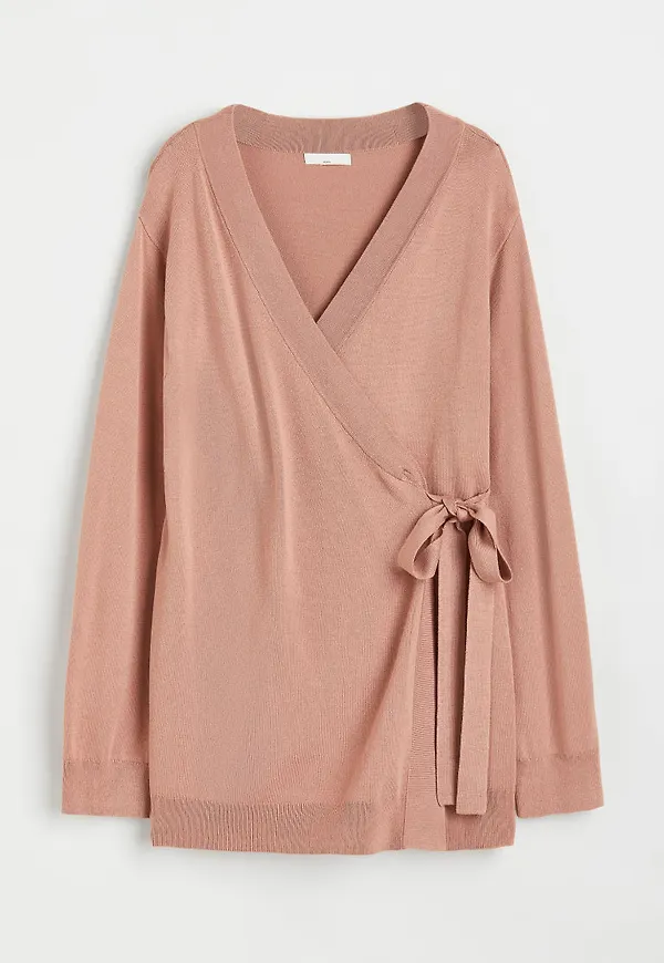 H & M - MAMA Omlottkofta - Beige
