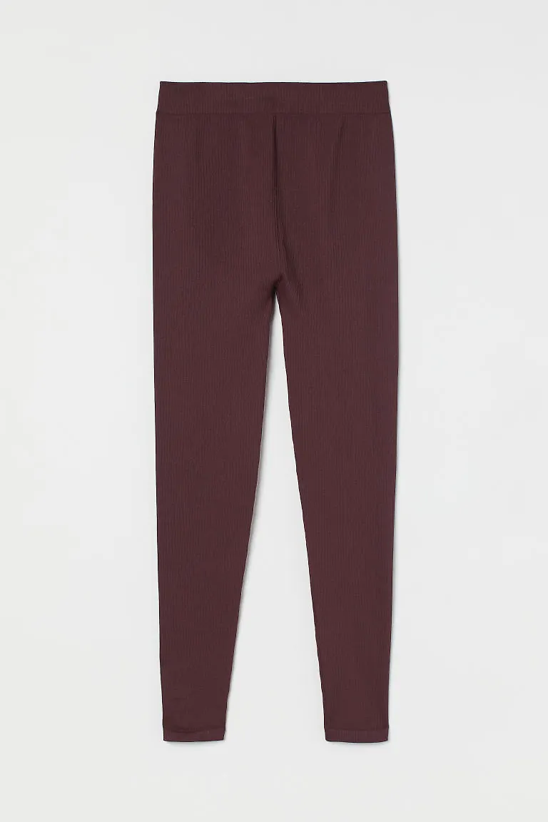 H & M - MAMA Seamless träningstights - Lila