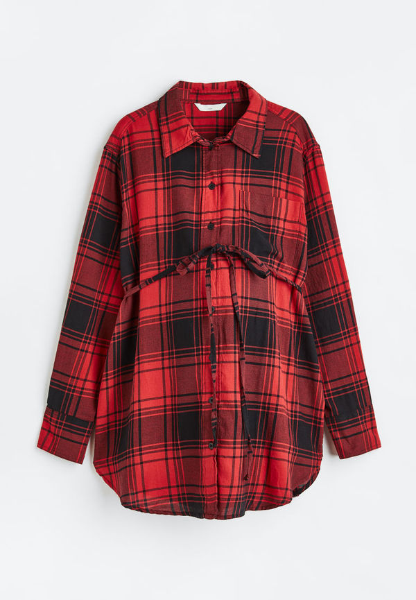 H & M - MAMA Skjorta i bomull - Svart