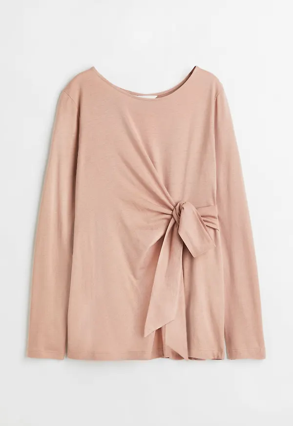 H & M - MAMA Topp i modalmix - Beige