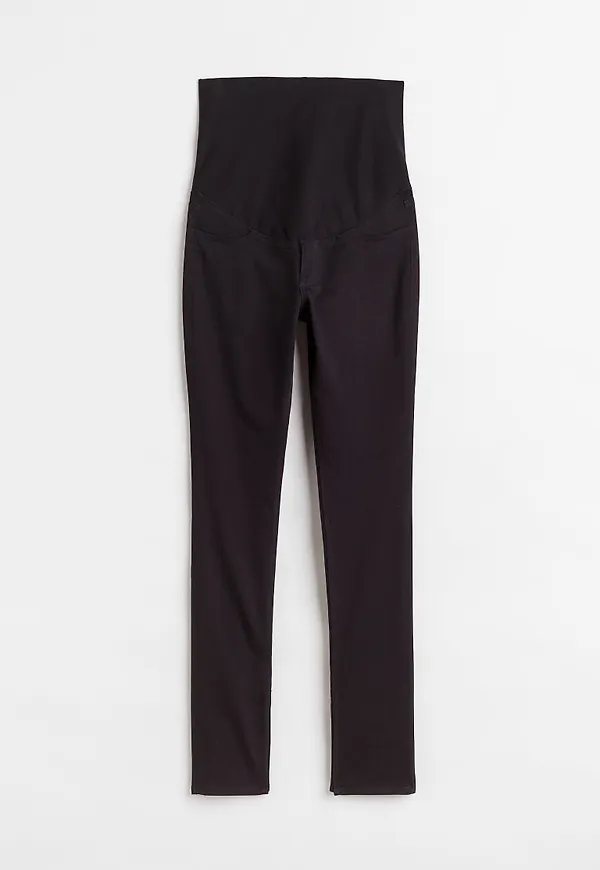 H & M - MAMA Twill leggings - Svart