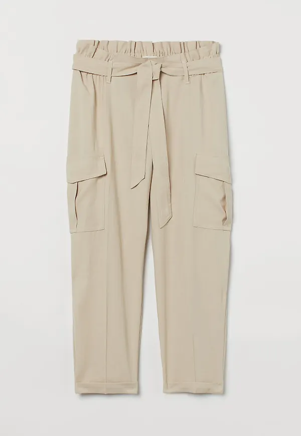 H & M - MAMA Utilitybyxa - Beige