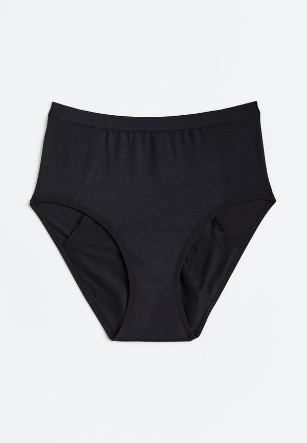 H & M - Menstrosa Hög Midja Hilde - Svart