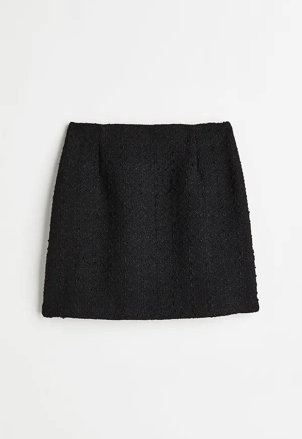 H & M - Minikjol - Svart