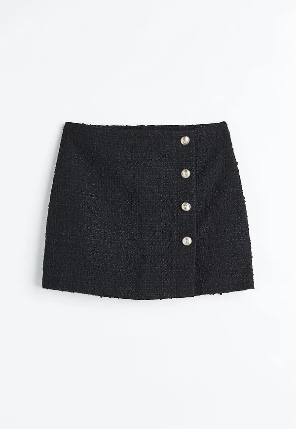 H & M - Minikjol - Svart