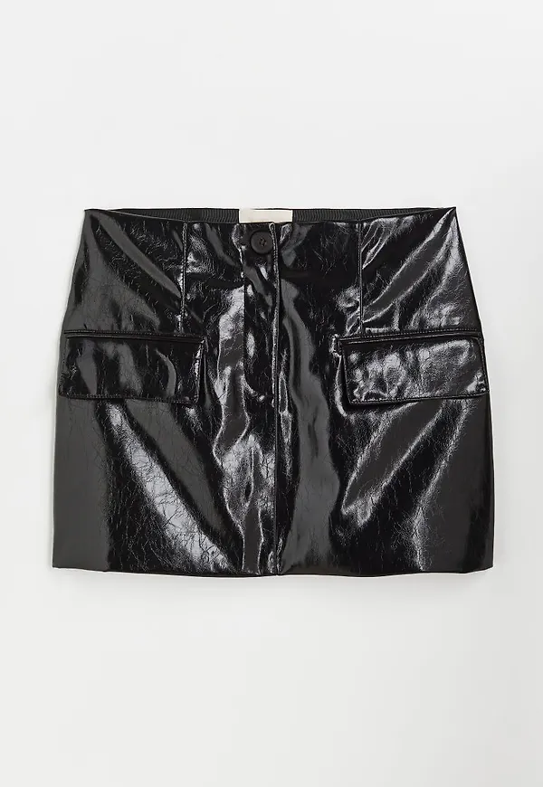 H & M - Minikjol - Svart