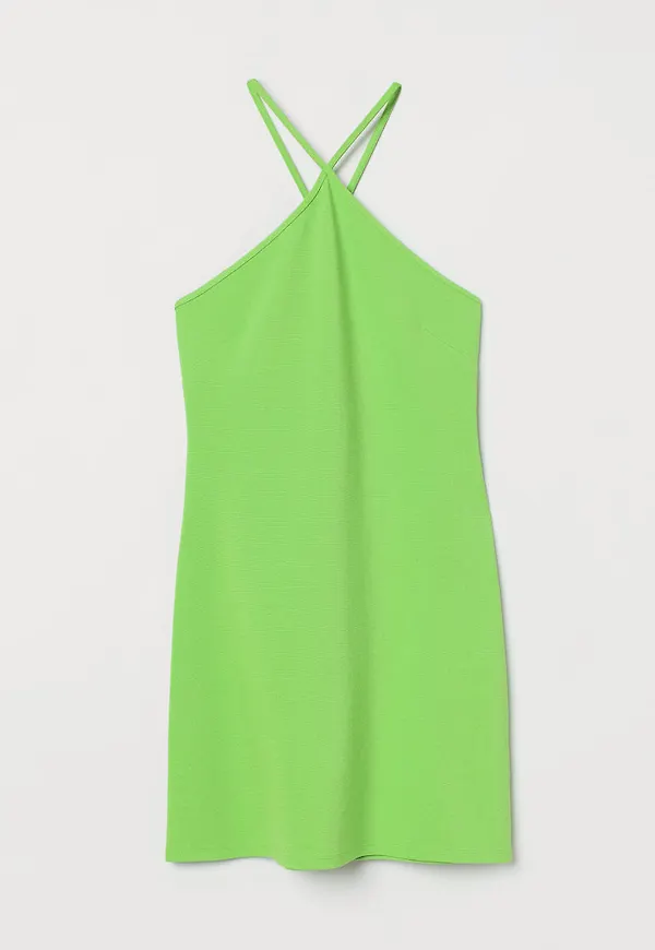 H & M - Miniklänning - Grön