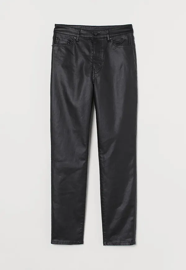 H & M - Mom High Ankle Jeans - Svart