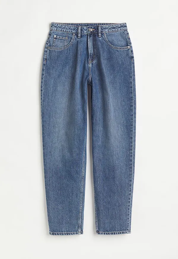 H & M - Mom Loose Jeans - Blå