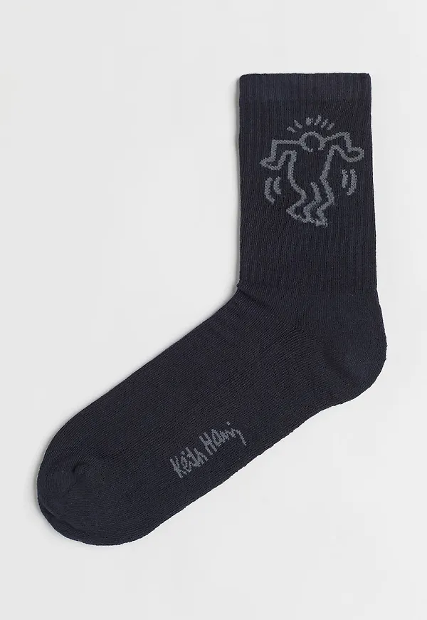 H & M - Motif-detail socks - Blå
