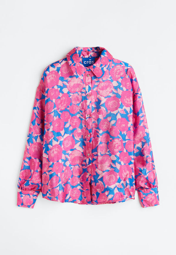 H & M - Mönstrad Skjorta - Rosa