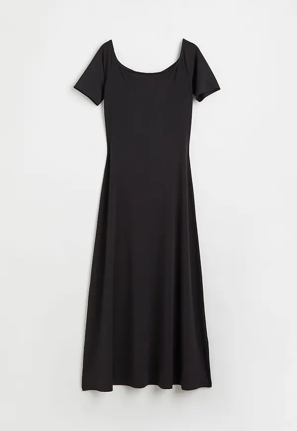 H & M - Off shoulder-klänning - Svart