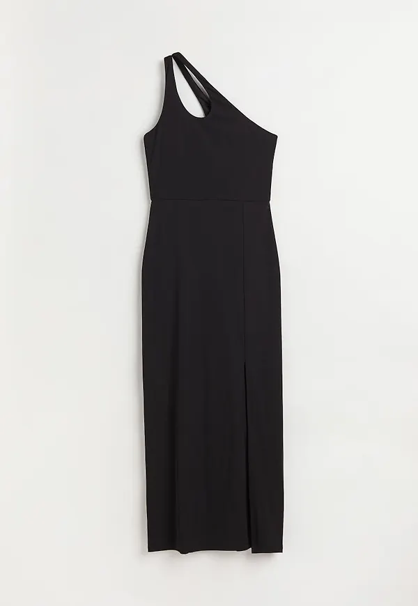 H & M - One shoulder-klänning - Svart