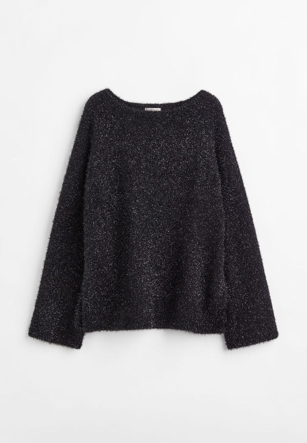 H & M - Oversized lurvig tröja - Svart