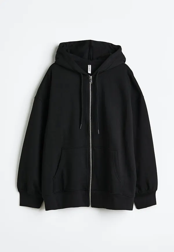 H & M - Oversized munkjacka - Svart