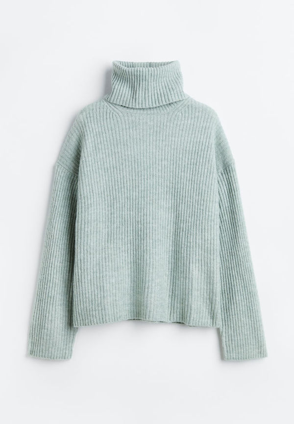 H & M - Oversized polotröja - Grön