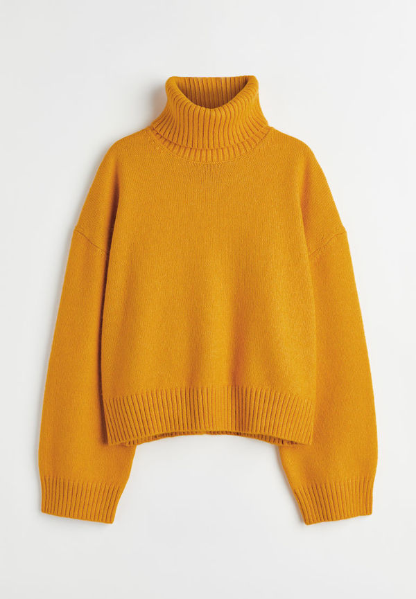 H & M - Oversized polotröja - Gul