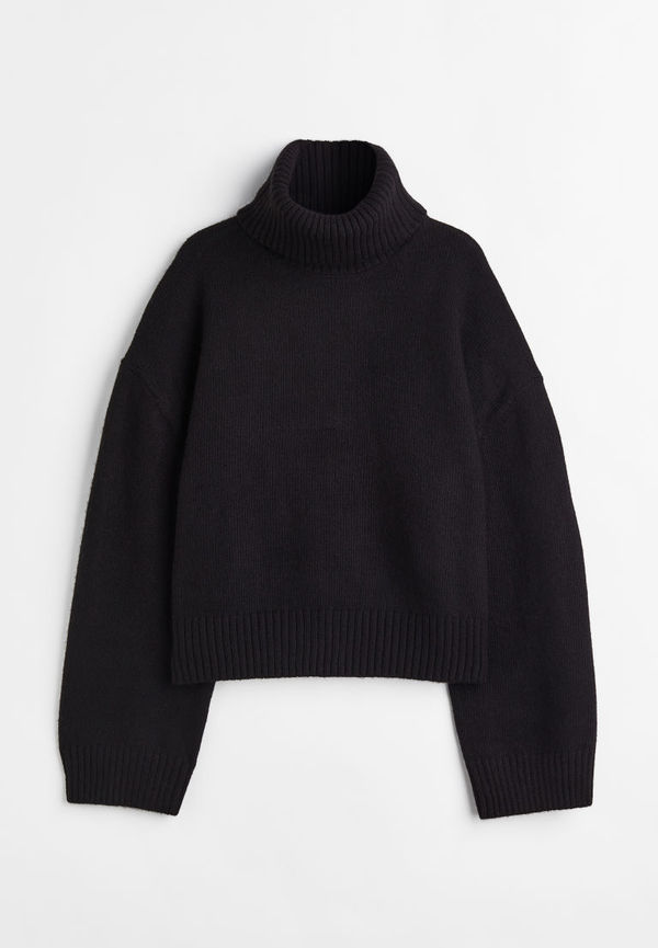 H & M - Oversized polotröja - Svart