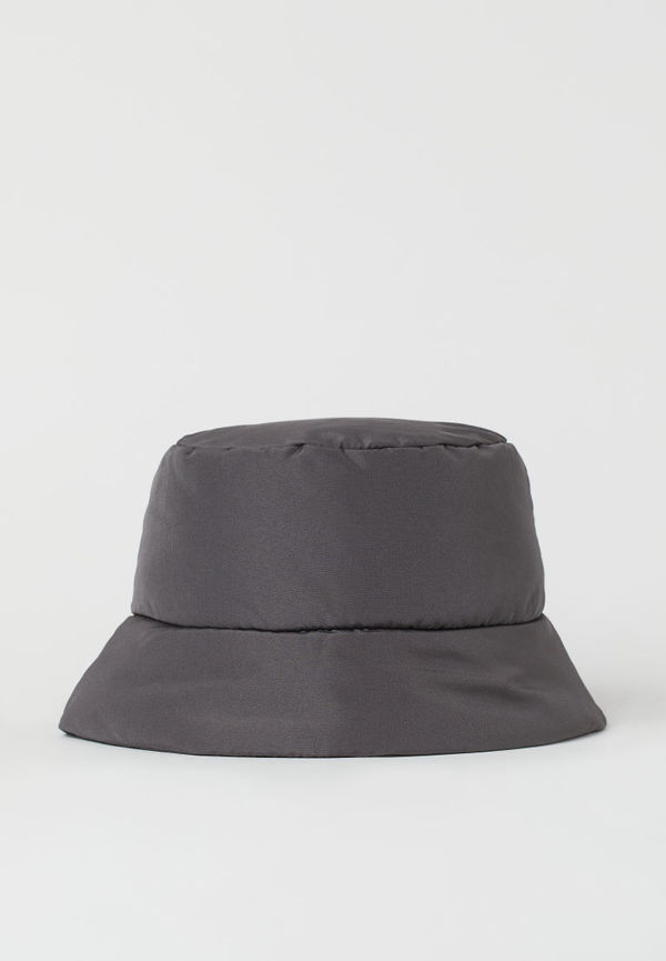 H & M - Padded bucket hat - Grå