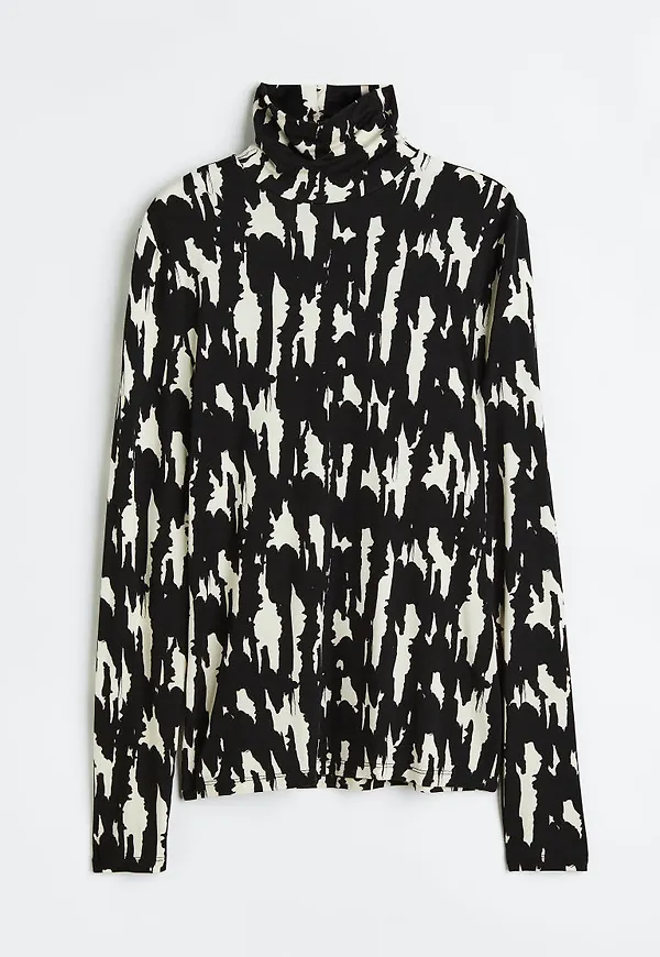 H & M - Polotröja - Svart