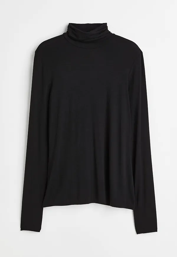H & M - Polotröja - Svart