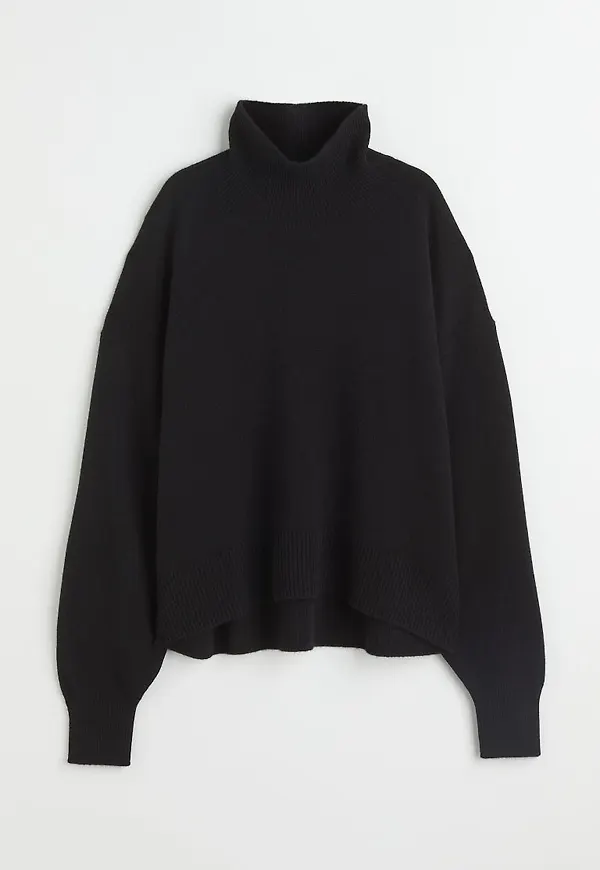 H & M - Polotröja i kashmir - Svart