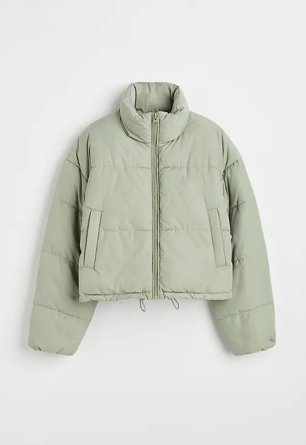 H & M - Pufferjacka - Grön