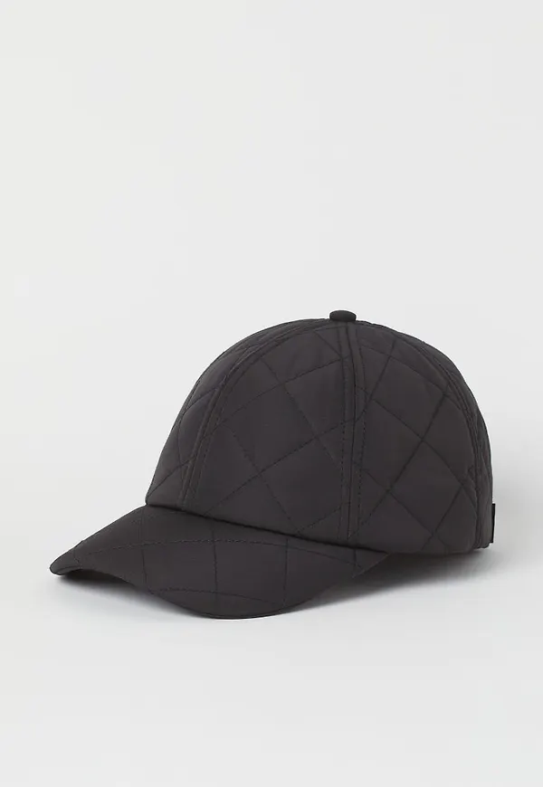 H & M - Quiltad keps - Svart