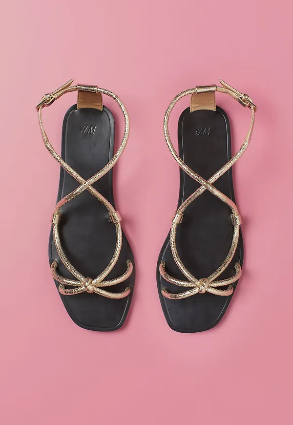 H & M - Remsandaler - Brun